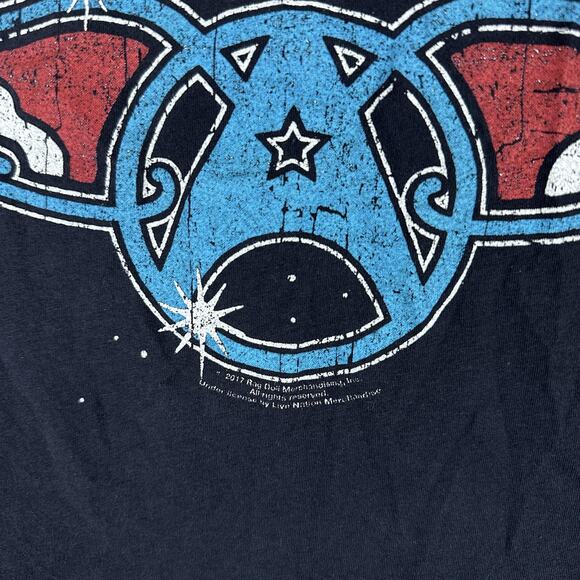 Aerosmith Shirt Womens 4 Plus Torrid Black Cold Shoulder Graphic Band Made USA - Picture 4 of 13